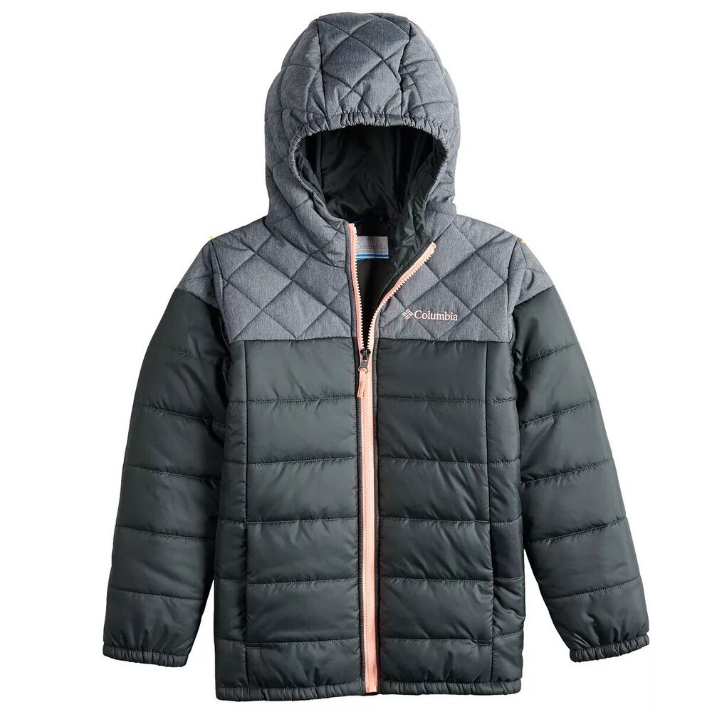 NWT Columbia Puzzle Lake Puffer Jacket Girls XXS 4/5
